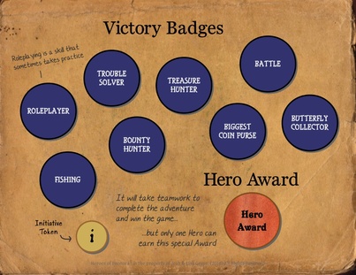 Victory Badges parchment